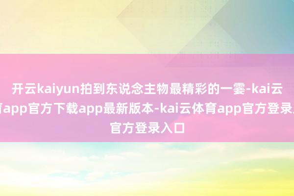 开云kaiyun拍到东说念主物最精彩的一霎-kai云体育app官方下载app最新版本-kai云体育app官方登录入口